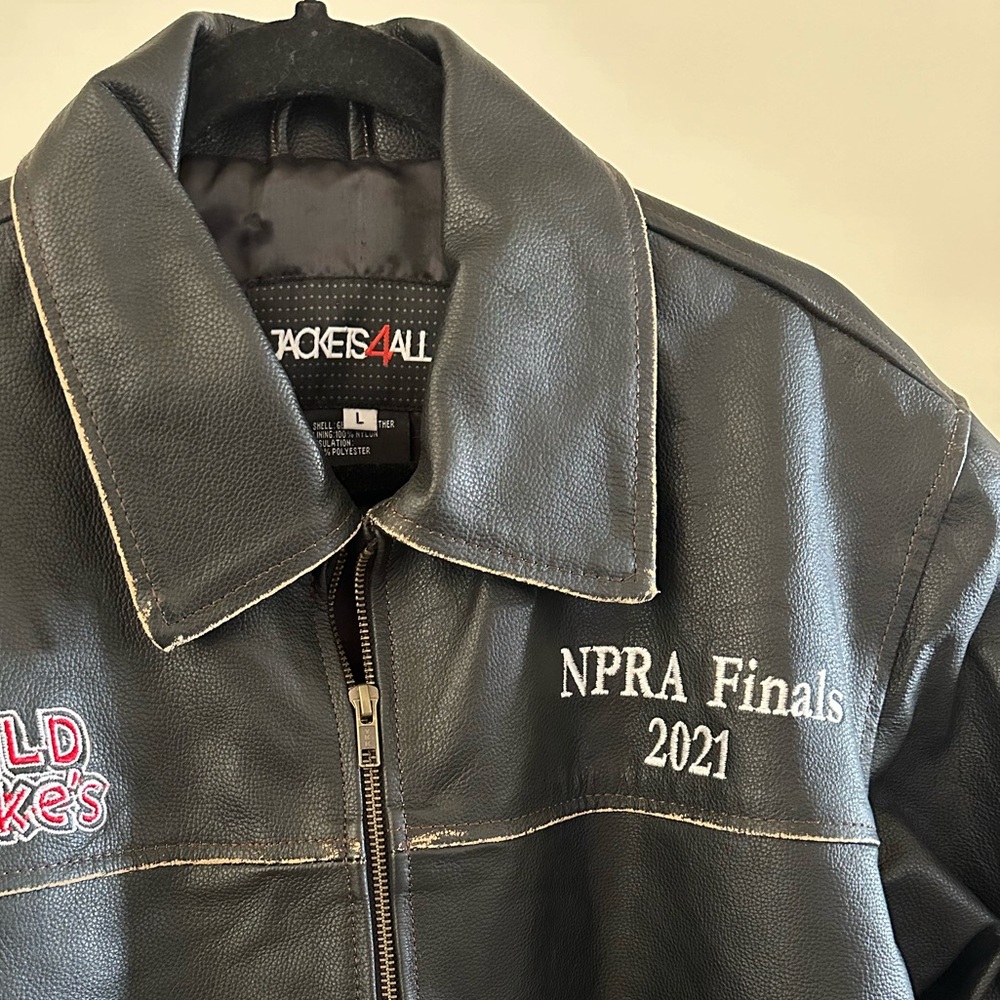 Black Leather Jacket - NPRA Finals 2021